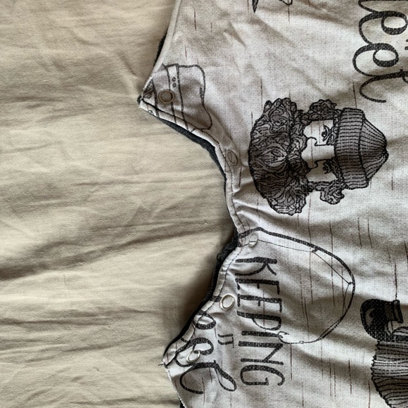 Canadian handmade “Keeping it Reel” short overalls - Picture 3 of 6